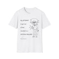 Copy of T-Shirt — "Critical Failure Getting out of Bed"  D20 RPG Gamer Tee