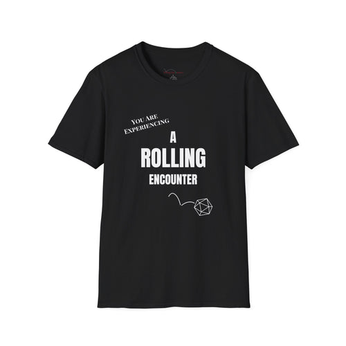 T-Shirt — "A Rolling Encounter" D20 RPG Gamer Tee