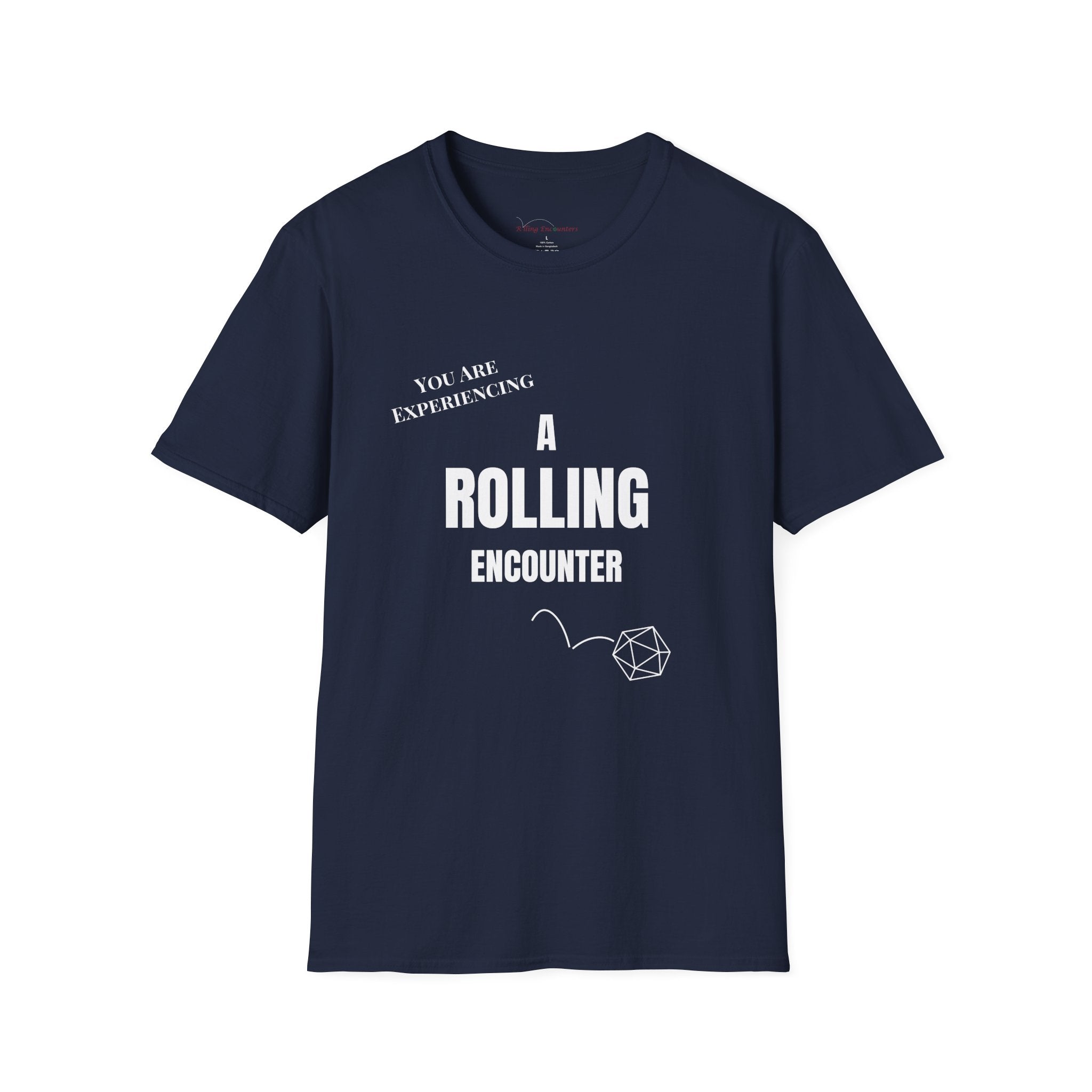 T-Shirt — "A Rolling Encounter" D20 RPG Gamer Tee