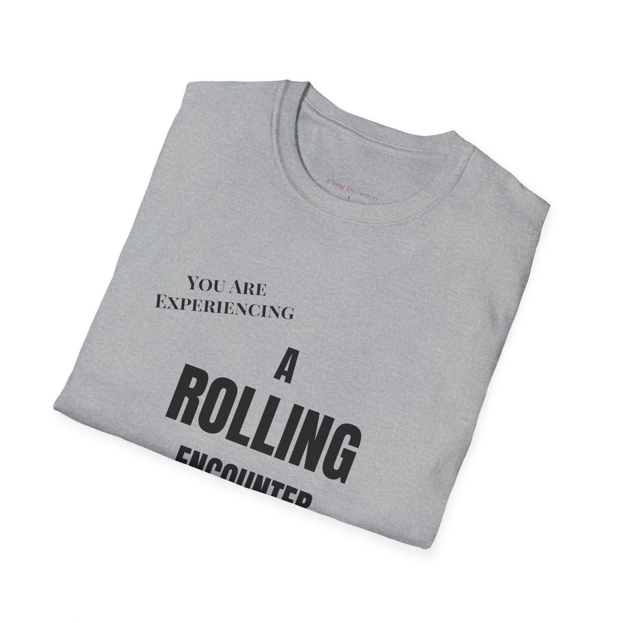 T-Shirt — "A Rolling Encounter" D20 RPG Gamer Tee