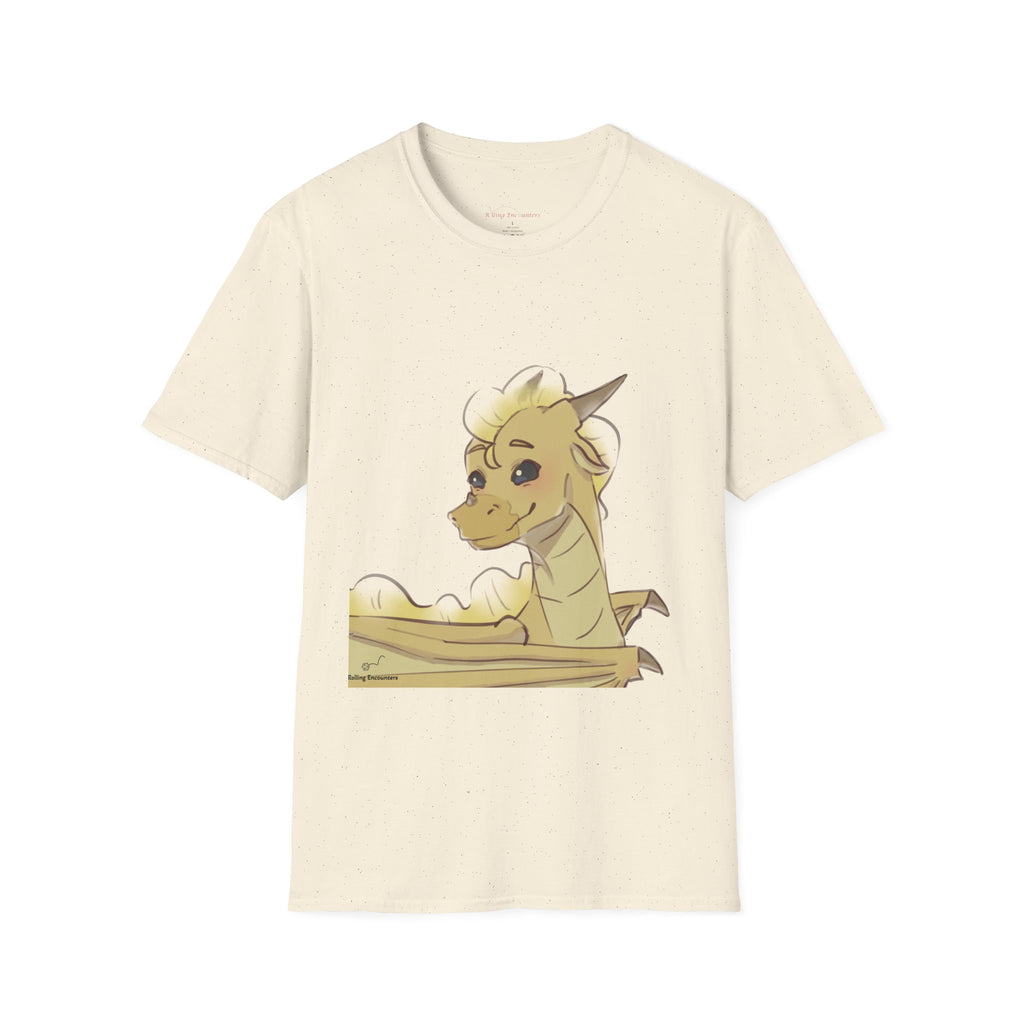 Cute Yellow Dragon T-Shirt — Adorable Cartoon Dragon Design