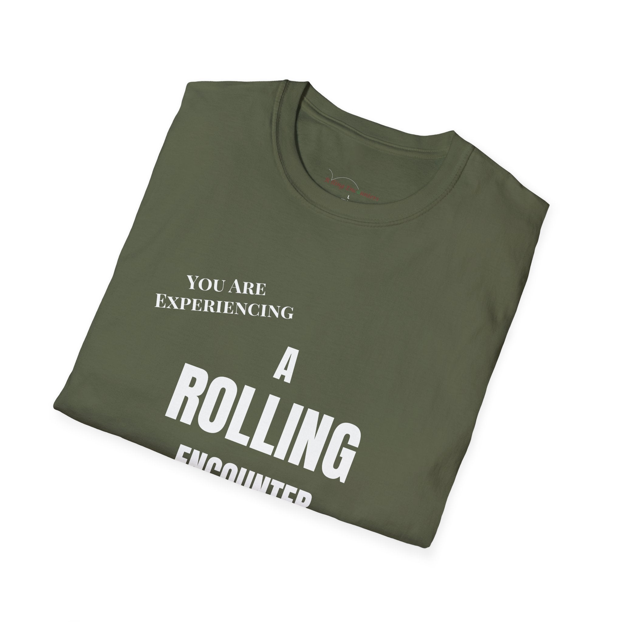 T-Shirt — "A Rolling Encounter" D20 RPG Gamer Tee