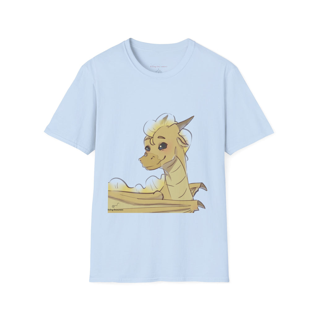 Cute Yellow Dragon T-Shirt — Adorable Cartoon Dragon Design