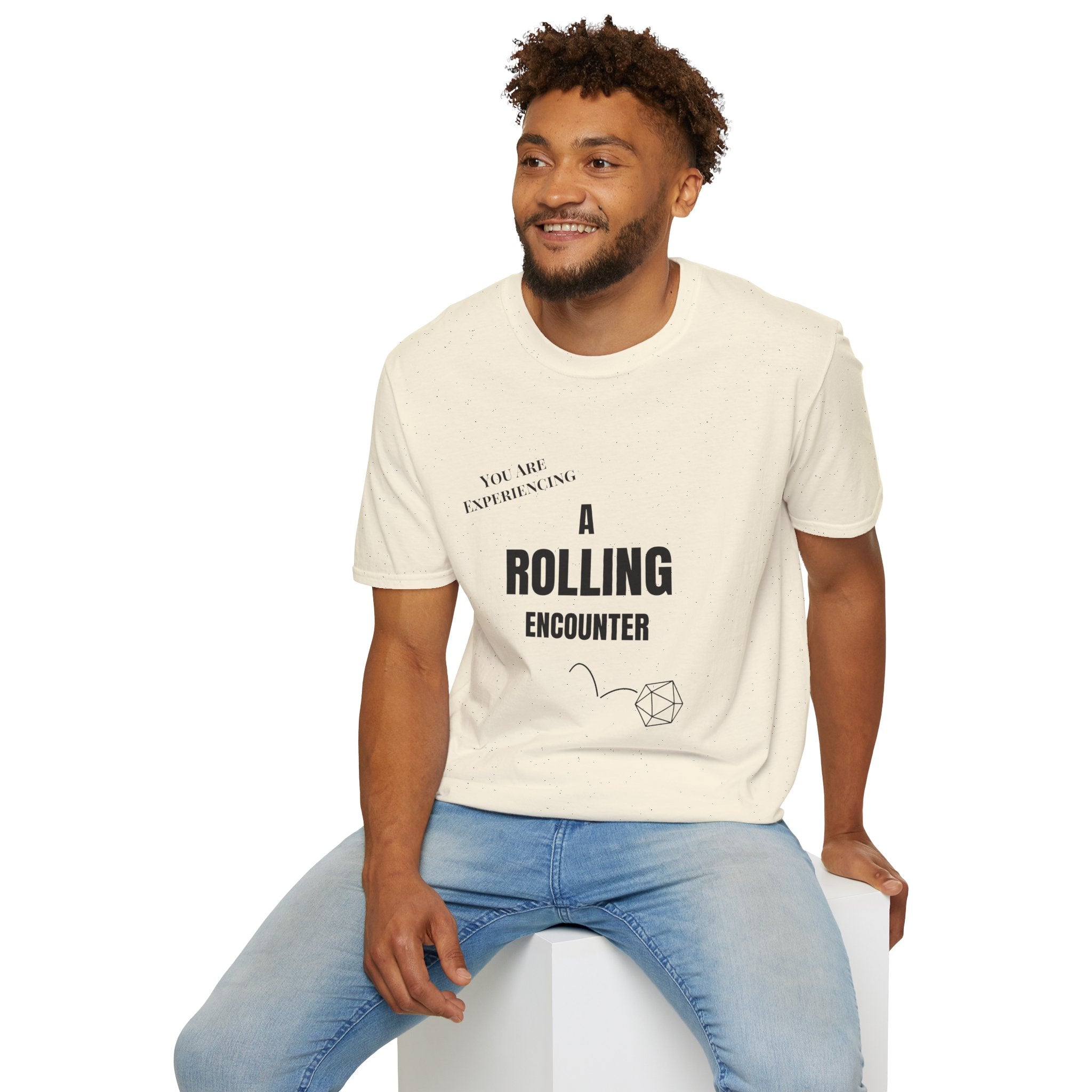 T-Shirt — "A Rolling Encounter" D20 RPG Gamer Tee