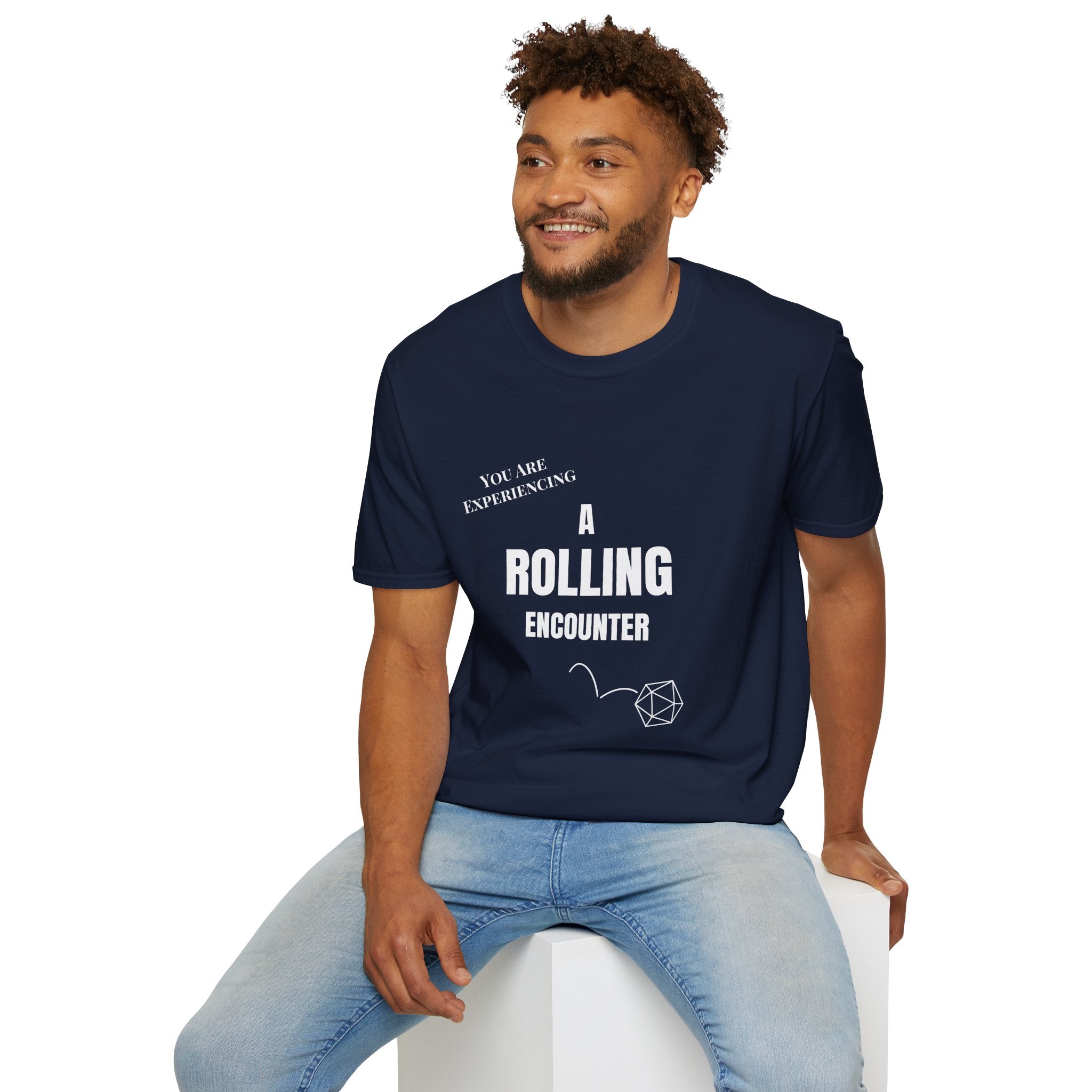 T-Shirt — "A Rolling Encounter" D20 RPG Gamer Tee