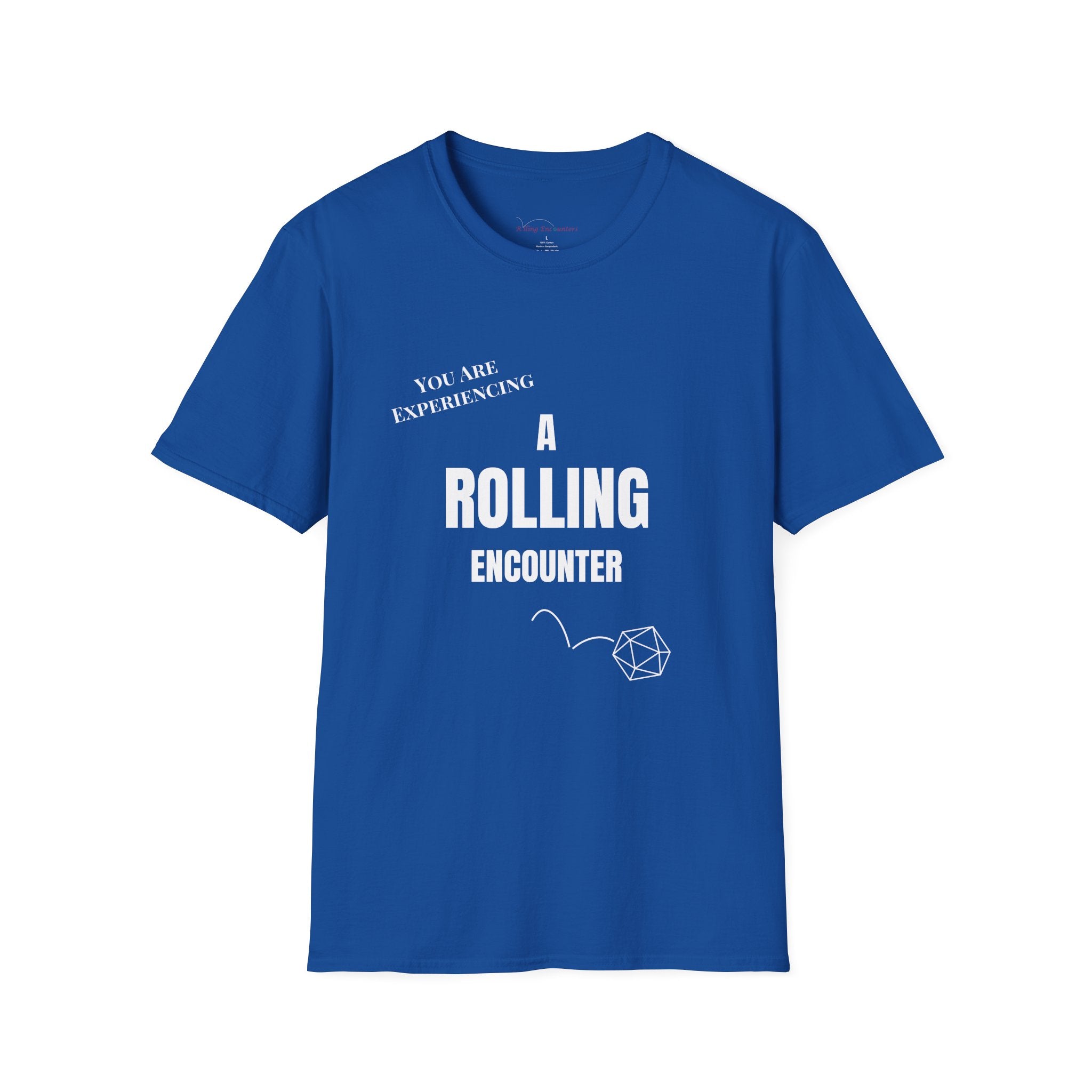 T-Shirt — "A Rolling Encounter" D20 RPG Gamer Tee