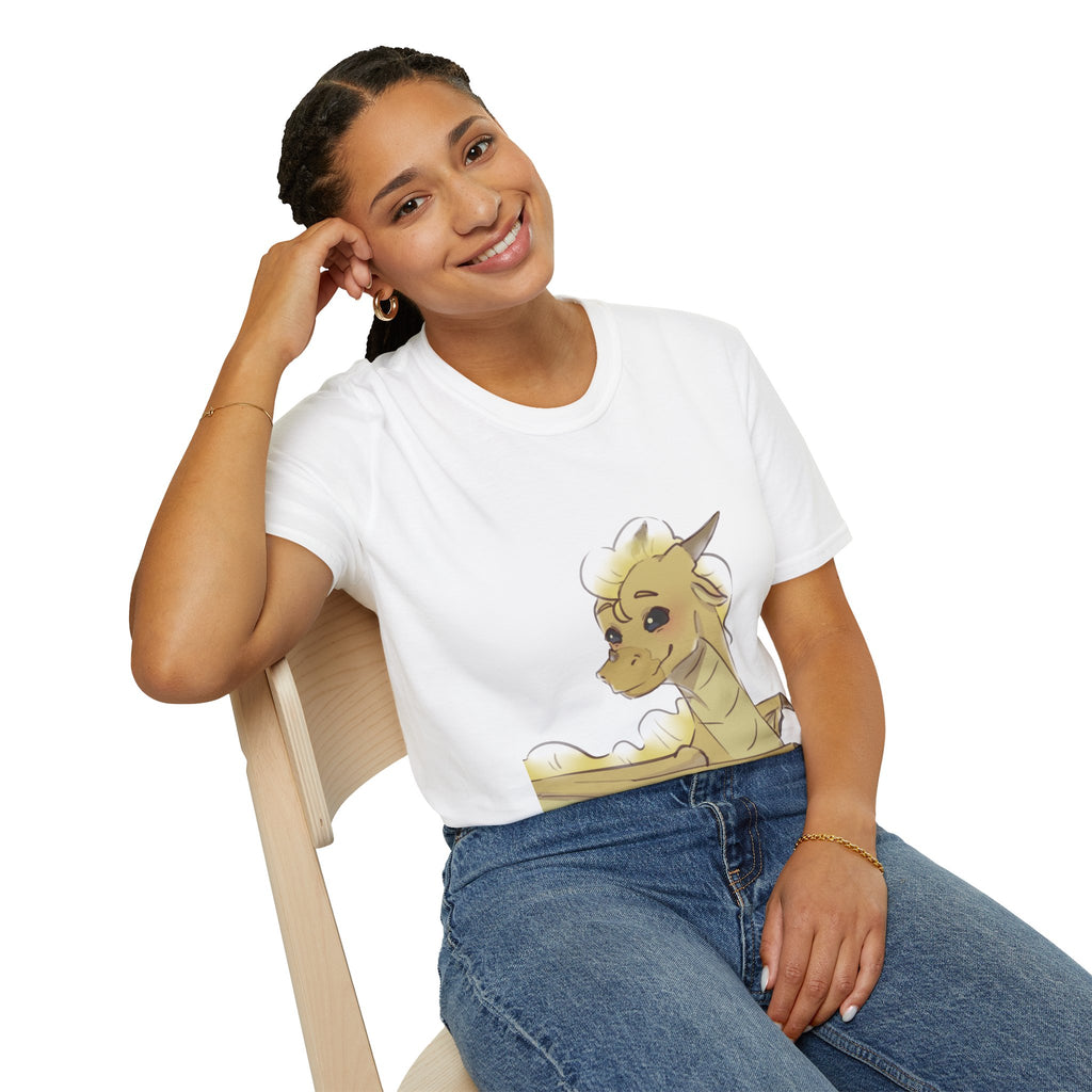 Cute Yellow Dragon T-Shirt — Adorable Cartoon Dragon Design