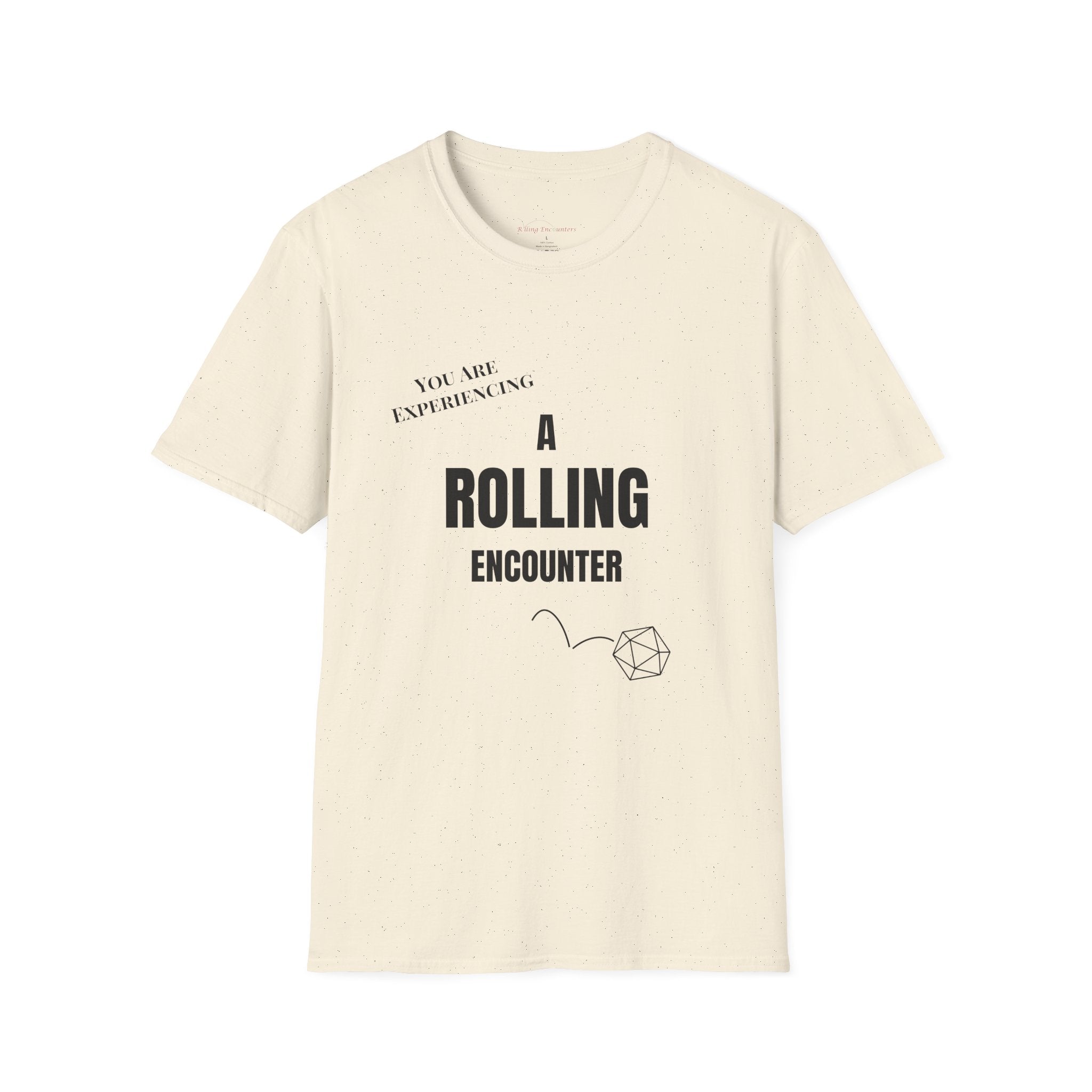 T-Shirt — "A Rolling Encounter" D20 RPG Gamer Tee