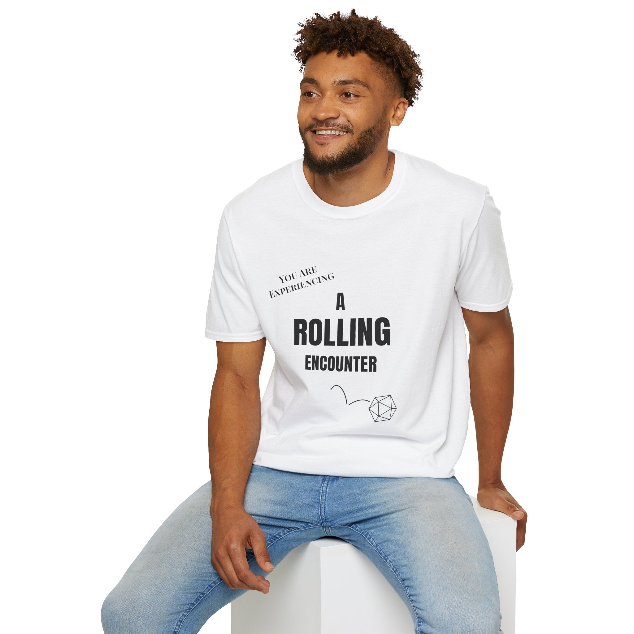 T-Shirt — "A Rolling Encounter" D20 RPG Gamer Tee